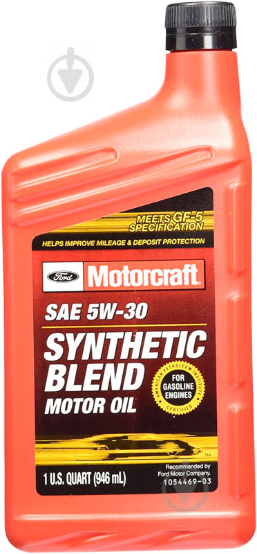 Моторное масло Ford Motorcraft Synthetic Blend Motor Oil 5W-30 1 л (XO5W30QSP) - фото 1