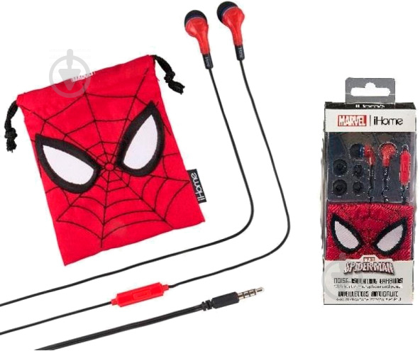 Наушники eKids iHome MARVEL SpiderMan Mic (VI-M15SM.FXV7) - фото 2