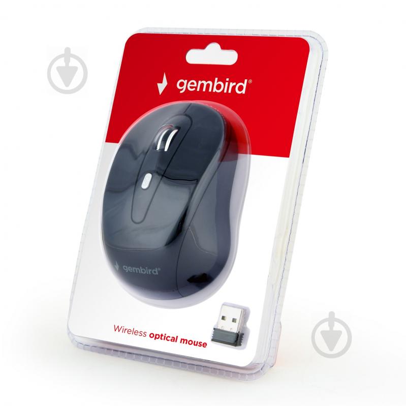 Мышка Gembird MUSW-6B-01 black - фото 3