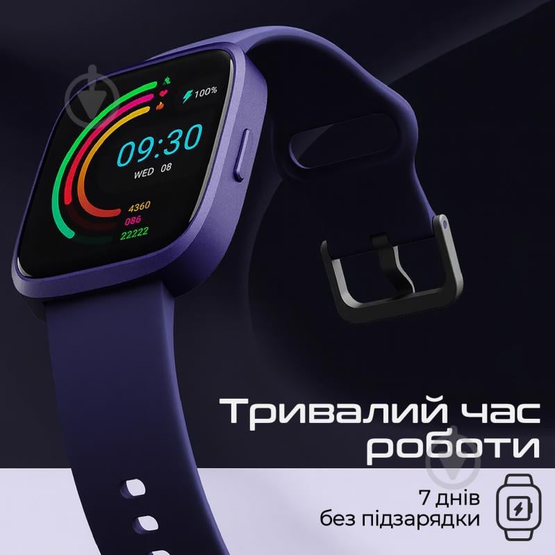 Смарт-годинник HiFuture EDGE (edge.purple) - фото 6 Смарт-годинник HiFuture EDGE (edge.purple) - фото 6