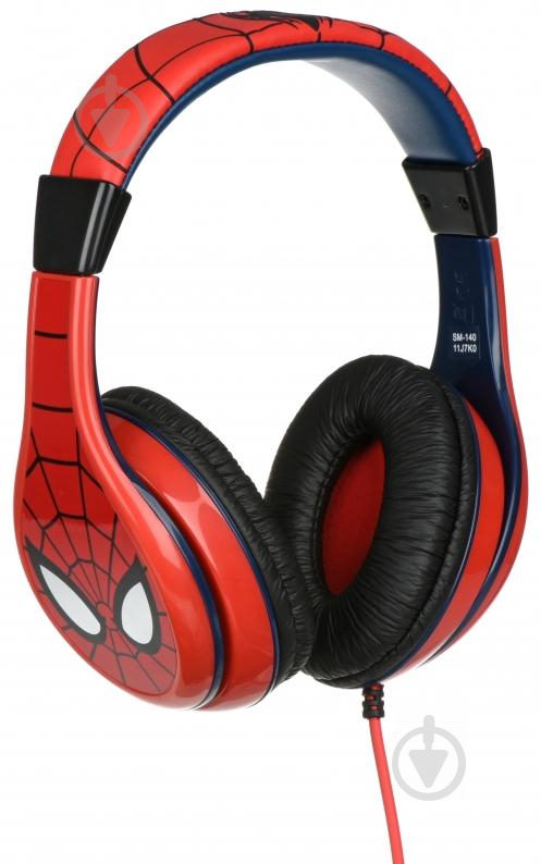 Наушники eKids MARVEL Spider-Man Kid-friendly volume black/red (SM-140.XV7) - фото 2