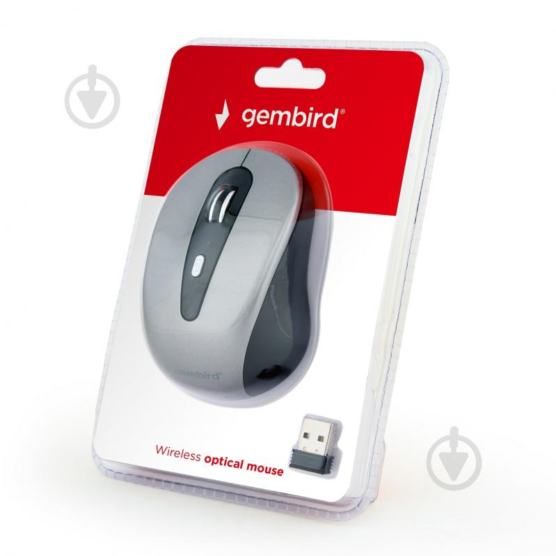 Мышка Gembird MUSW-6B-01-BG grey - фото 3