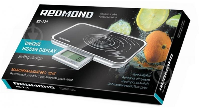 Весы кухонные Redmond RS-721 black - фото 2 Весы кухонные Redmond RS-721 black - фото 2