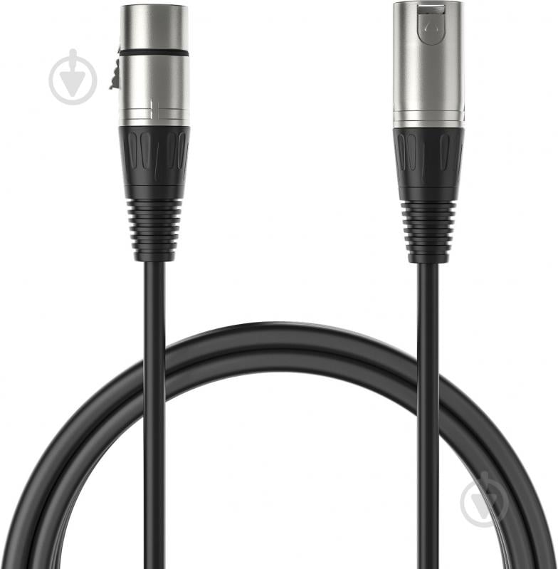 Кабель микрофонный FIFINE XLR Male to Female 3 м черный (L9) - фото 10 Кабель микрофонный FIFINE XLR Male to Female 3 м черный (L9) - фото 10