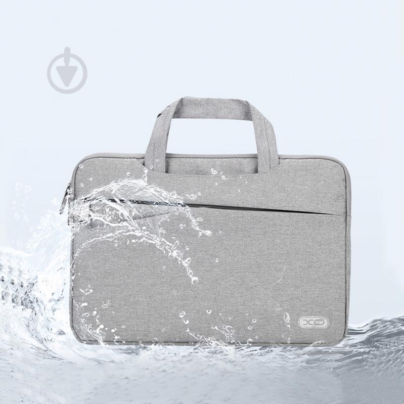 Сумка для ноутбука Xo 13" grey (CB01-13.grey) - фото 4 Сумка для ноутбука Xo 13" grey (CB01-13.grey) - фото 4