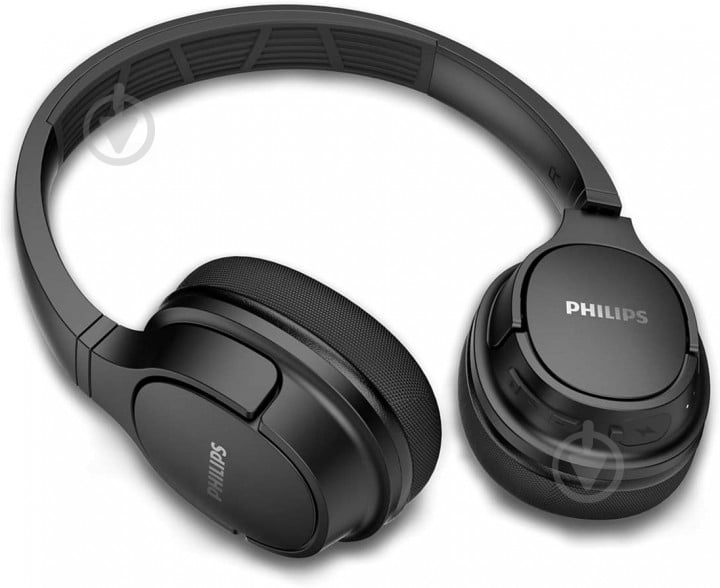 Навушники Philips ActionFit TASH402 Over-Ear IPX4 Wireless Mic black (TASH402BK/00) - фото 3