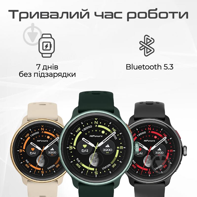 Смарт-часы HiFuture VELA (vela.darkgreen) - фото 5