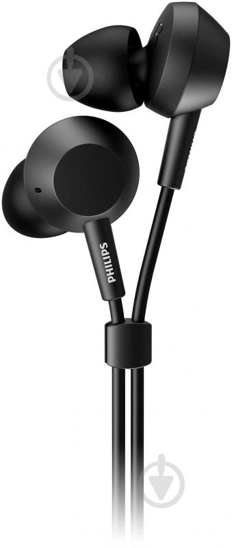 Навушники Philips TAE4105 In-ear Mic black (TAE4105BK/00) - фото 1