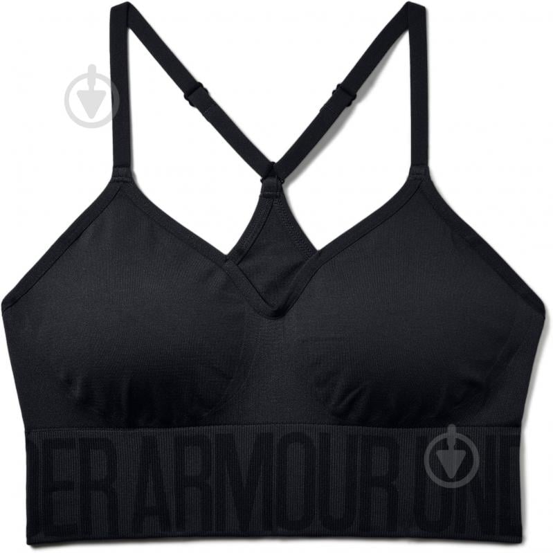 Бра Under Armour Seamless Solid 1275923-001 р.L черный - фото 1 Бра Under Armour Seamless Solid 1275923-001 р.L черный - фото 1