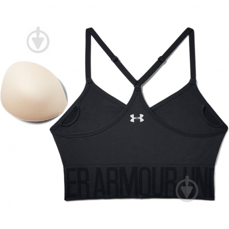 Бра Under Armour Seamless Solid 1275923-001 р.XL черный - фото 2