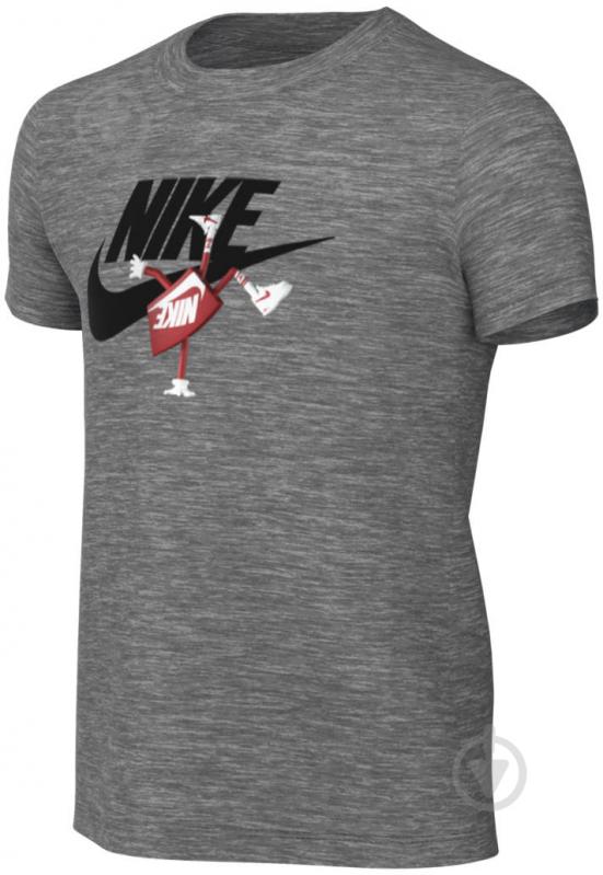 Футболка Nike B NSW TEE FUTURA BOXY SP22 DO1806-063 р.M серый - фото 5