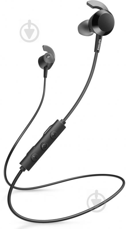 Наушники Philips TAE4205 In-ear Wireless Mic black (TAE4205BK/00) - фото 3