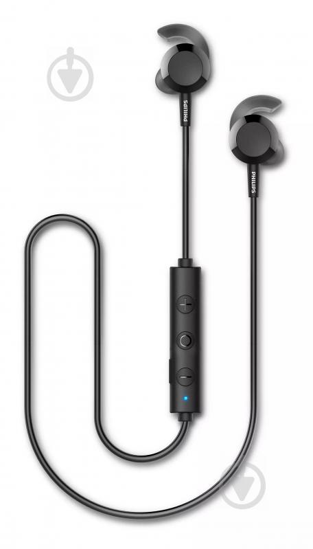 Наушники Philips TAE4205 In-ear Wireless Mic black (TAE4205BK/00) - фото 1