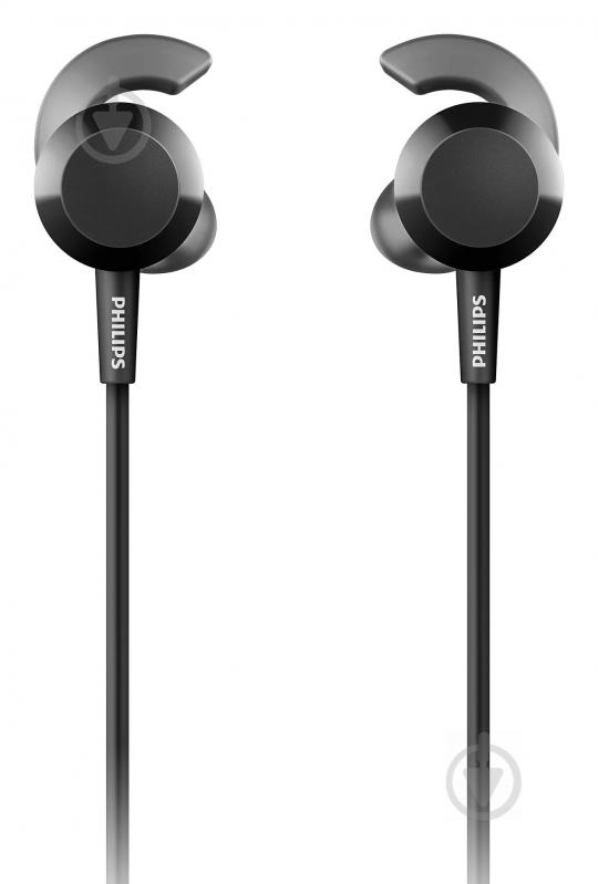 Наушники Philips TAE4205 In-ear Wireless Mic black (TAE4205BK/00) - фото 4