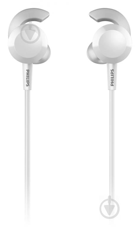 Наушники Philips TAE4205 In-ear Wireless Mic white (TAE4205WT/00) - фото 4