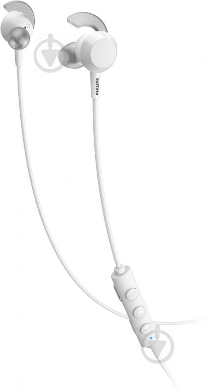 Наушники Philips TAE4205 In-ear Wireless Mic white (TAE4205WT/00) - фото 3