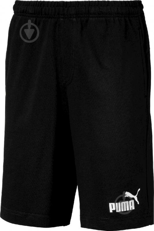 Шорти Puma Essentials Jersey Shorts B 854437011 р. 128 чорний - фото 1