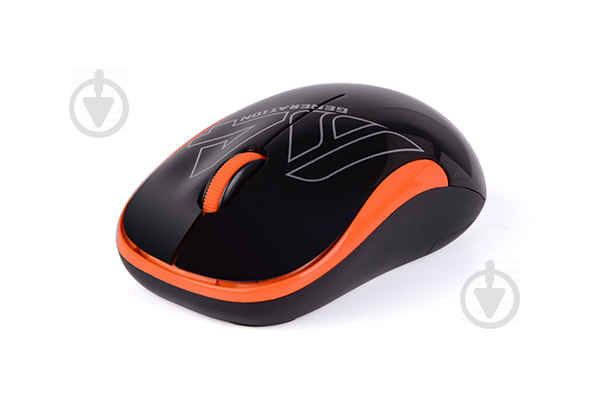 Мишка A4Tech G3-300N (Black+Orange) orange - фото 2