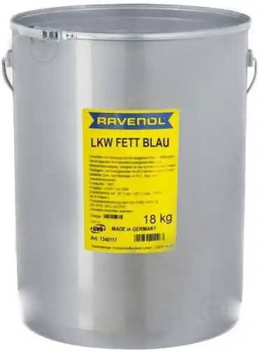 ᐉ Багатоцільовий мастильний засіб RAVENOL Rav Lkw Fett Blau 18kg ...