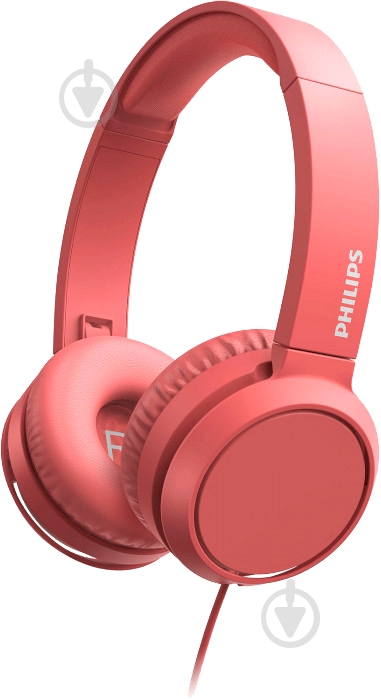 Наушники Philips TAH4105 On-Eear red (TAH4105RD/00) - фото 1