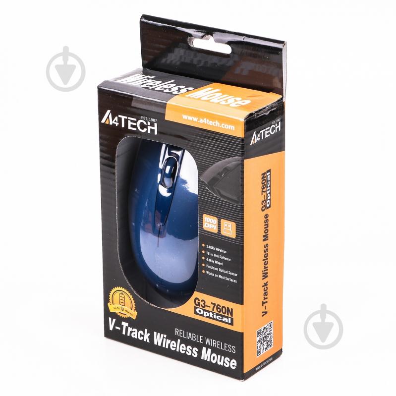 Мышка A4Tech G3-760N (Blue) blue - фото 5 Мышка A4Tech G3-760N (Blue) blue - фото 5