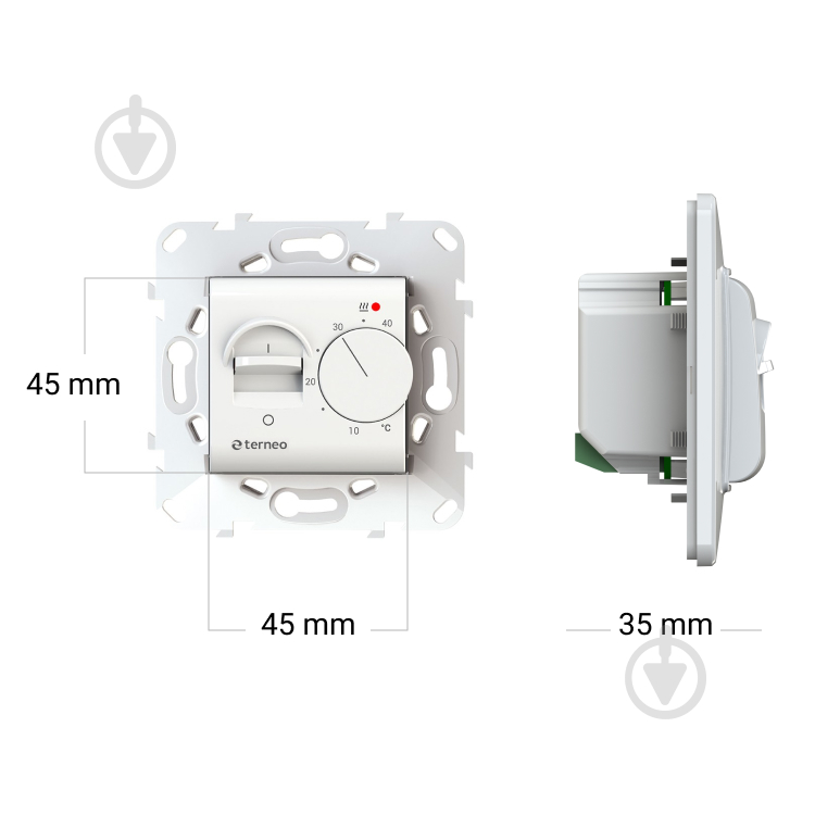 Терморегулятор Terneo mex механічний для теплої підлоги - фото 4