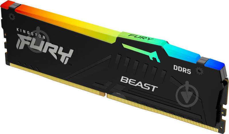 Оперативна пам'ять Kingston DDR5 SDRAM 16 GB (2x8GB) 5200 MHz (KF552C40BBAK2-16) FURY Beast RGB - фото 7