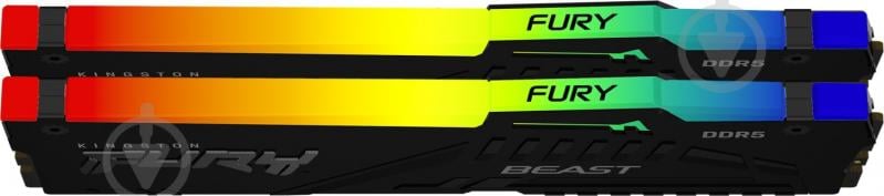 Оперативна пам'ять Kingston DDR5 SDRAM 16 GB (2x8GB) 5200 MHz (KF552C40BBAK2-16) FURY Beast RGB - фото 8