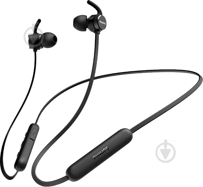 Навушники Philips TAE1205 IN-EAR IWireless Mic black (TAE1205BK/00) - фото 1