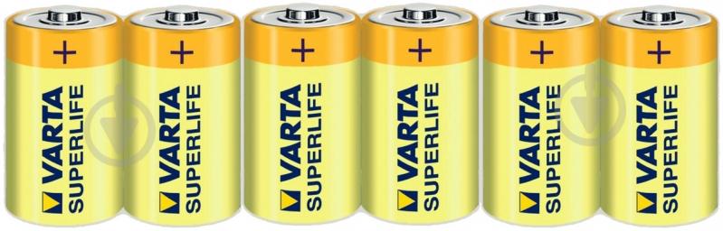 Батарейка Varta SUPERLIFE D FOL 6 (02020101306) - фото 1