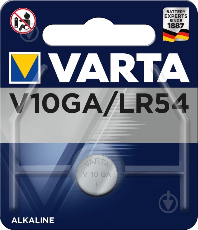 Батарейка Varta V10GA / 1 шт. (04274101401) - фото 2