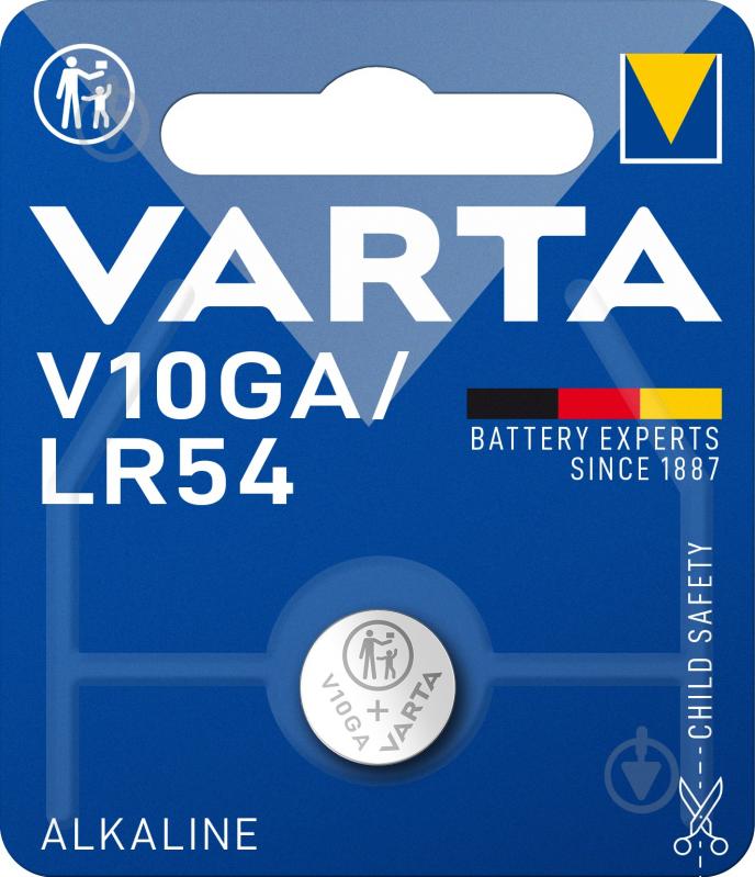 Батарейка Varta V10GA / 1 шт. (04274101401) - фото 1