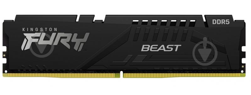 Оперативна пам'ять Kingston DDR5 SDRAM 16 GB (2x8GB) 5600 MHz (KF556C40BBK2-16) FURY Beast Black - фото 4