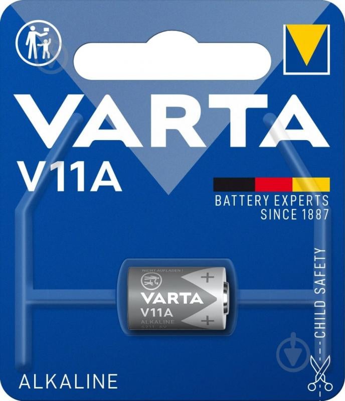 Батарейка Varta V11A 1 шт. (4211101401) - фото 1 Батарейка Varta V11A 1 шт. (4211101401) - фото 1