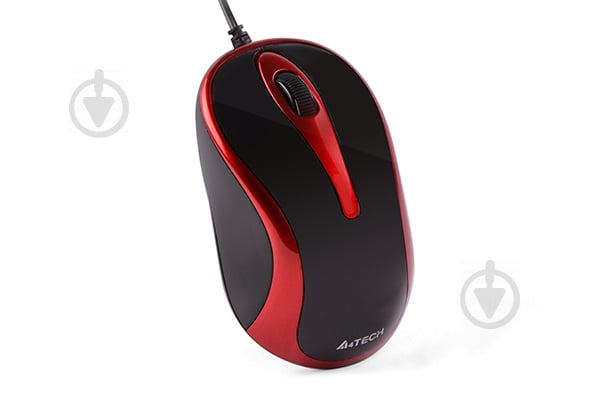 Мышка A4Tech N-350-2 (Red+Black) red - фото 3