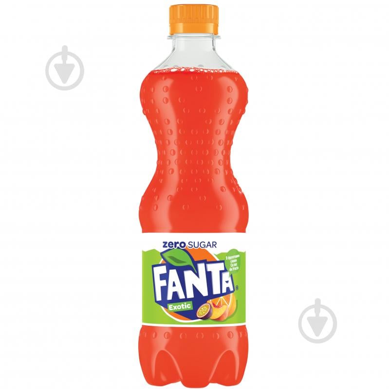 Безалкогольный напиток Fanta Exotic Zero ПЭТ 0,5 л - фото 1