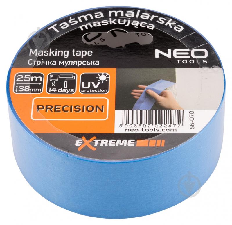 Лента малярная NEO tools 38 мм x 25 м 56-070 - фото 7 Лента малярная NEO tools 38 мм x 25 м 56-070 - фото 7