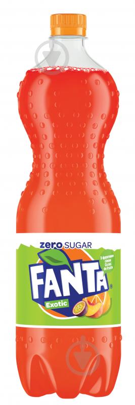 Безалкогольний напій Fanta Exotic Zero ПЕТ 1,25 л - фото 1