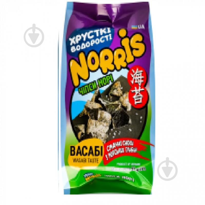 ᐉ Чипсы NORRIS нори с васаби 25 г • Купить в Киеве, Украине • Лучшая ...