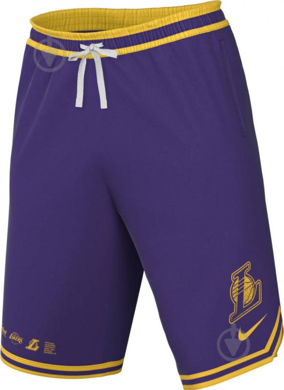 Шорти Nike LAL M NK DF DNA SHORT TEAM DH9175-504 р. 3XL фіолетовий - фото 3