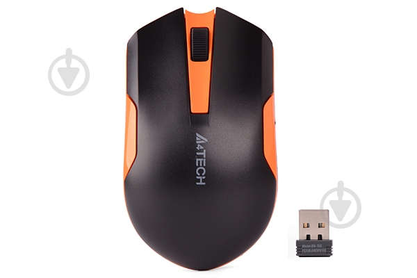 Мышка A4Tech G3-200N (Black+Orange) orange - фото 4