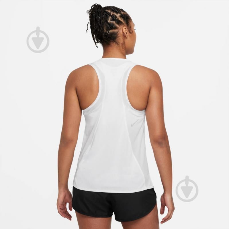 Майка Nike W NK FAST DF TANK DD5940-100 р.XS белый - фото 2