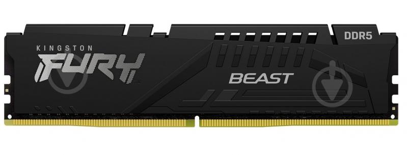 Оперативна пам'ять Kingston DDR5 SDRAM 32 GB (1x32GB) 5200 MHz (KF552C40BB-32) FURY Beast Black - фото 1