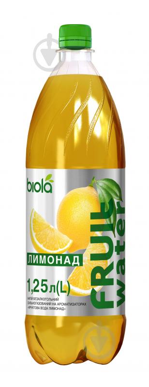 Лимонад Біола Fruit Water 1,25 л - фото 1