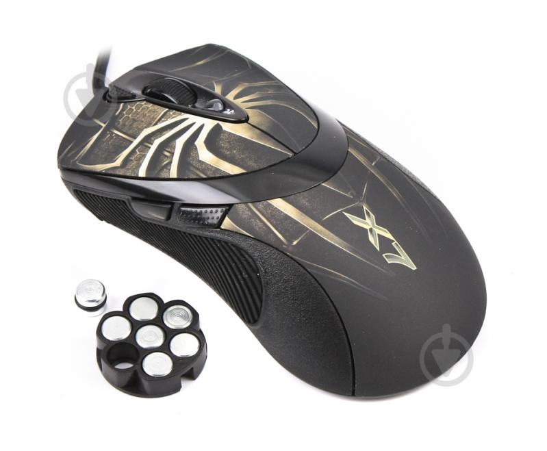 Мышка A4Tech XL-747 H USB (Brown) brown - фото 2