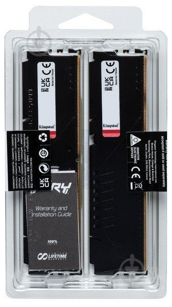 Оперативна пам'ять Kingston DDR5 SDRAM 32 GB (2x16GB) 5200 MHz (KF552C36BBEK2-32) FURY Beast Black EXPO - фото 6