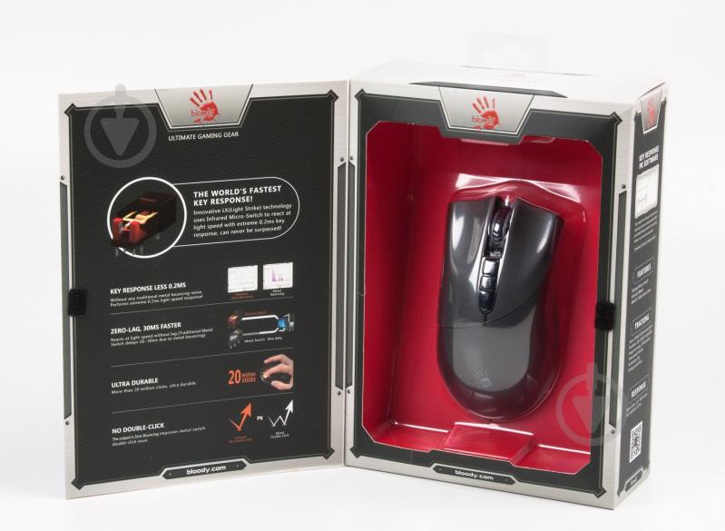 Мышка A4Tech Мышка A4Tech R30A Bloody (Black) black - фото 6