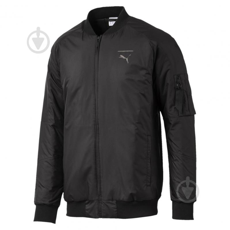 Ветровка мужская Puma Pace Bomber 57639101 р.XL черная - фото 1 Ветровка мужская Puma Pace Bomber 57639101 р.XL черная - фото 1
