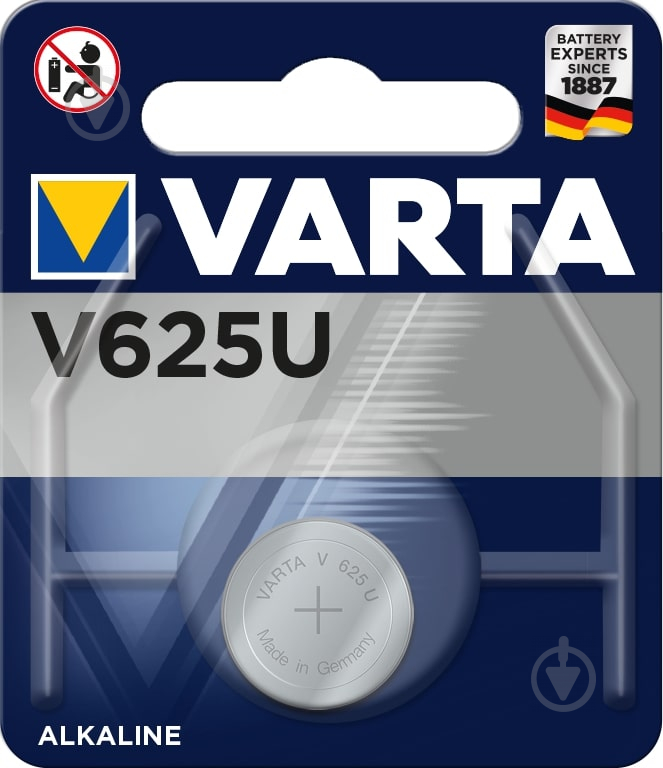 Батарейка Varta V625U 1 шт. (04626101401) - фото 1