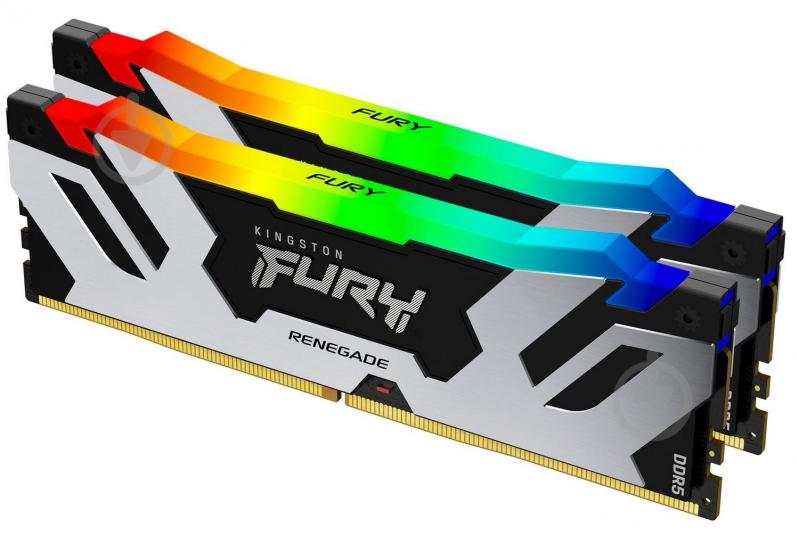 Оперативная память Kingston DDR5 SDRAM 32 GB (2x16GB) 6000 MHz (KF560C32RSAK2-32) FURY Renegade RGB - фото 2